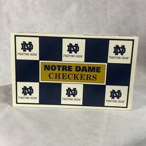 Vintage Notre Dame Checkers Game